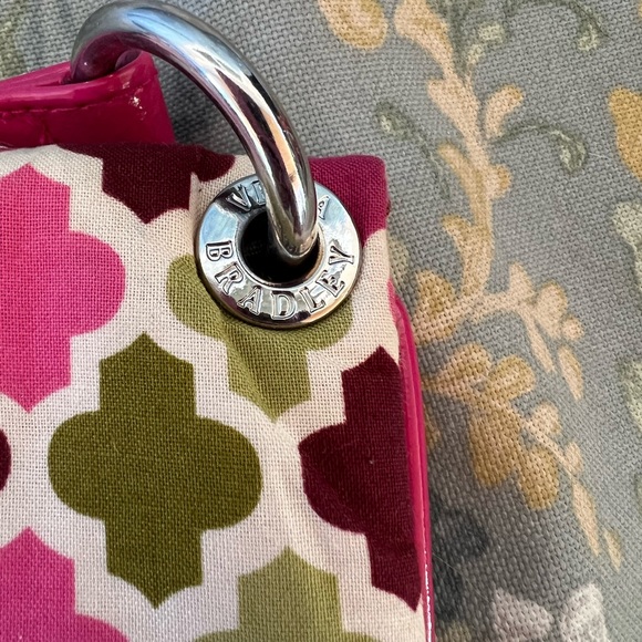 Vera Bradley Hello Dahlia print Crossbody Purse and Matching Wallet Set - Picture 9 of 13